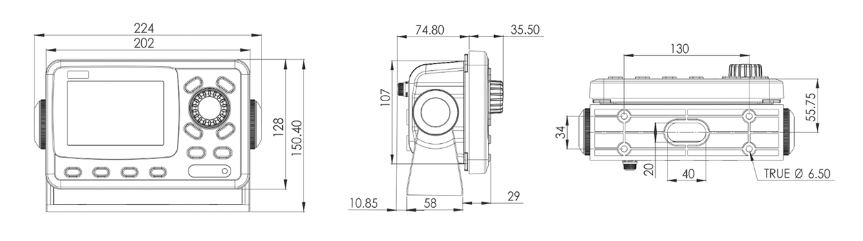 KAP 866 Dimension