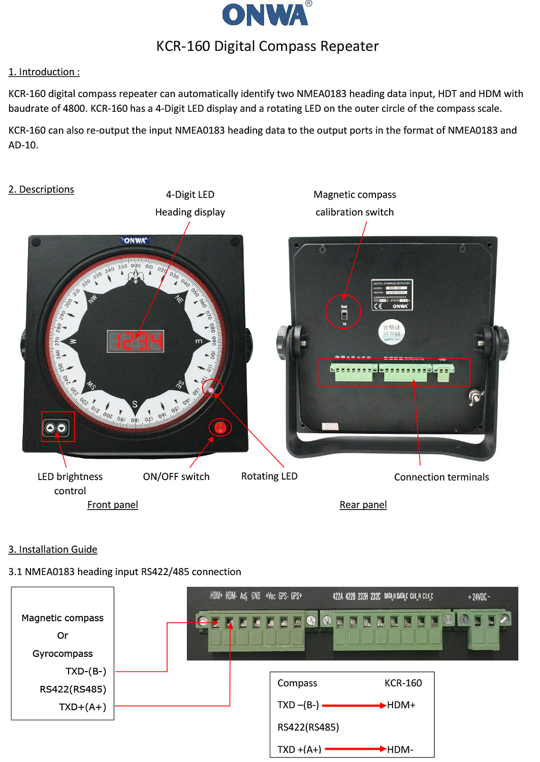 Инструкция KSR-160S